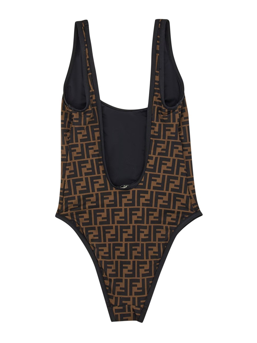 PALM ANGELS - ONE PIECE RIBBED FABRIC SWIMSUIT - Eleonora Bonucci