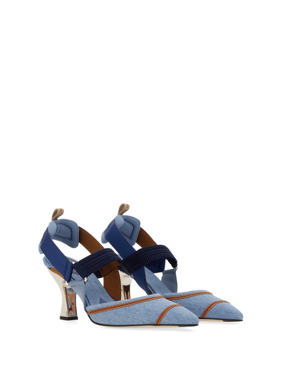 FENDI COLIBRI SLINGBACK WITH EMBROIDERY Eleonora Bonucci