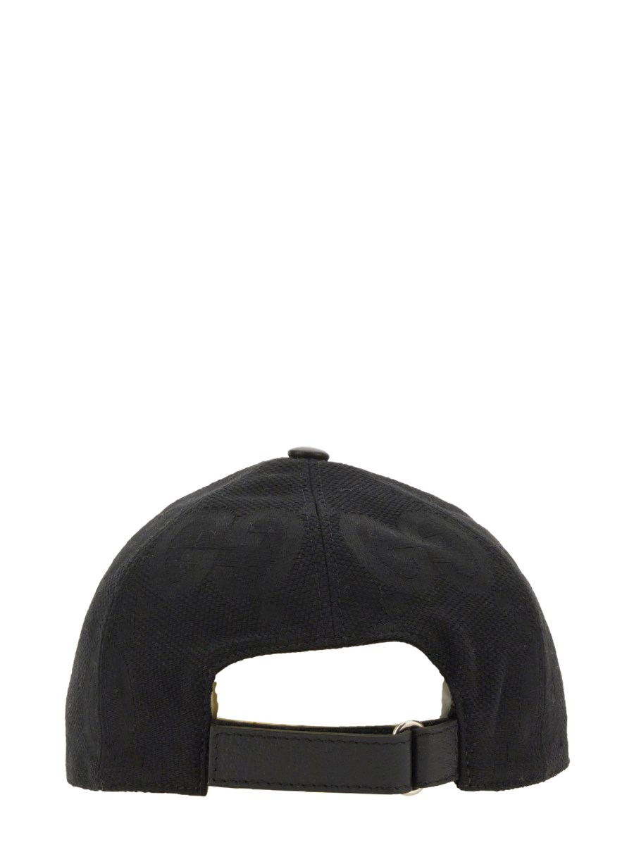 GUCCI - JUMBO GG FABRIC BASEBALL HAT - Eleonora Bonucci GUCCI - JUMBO GG FABRIC BASEBALL HAT - Eleonora Bonucci