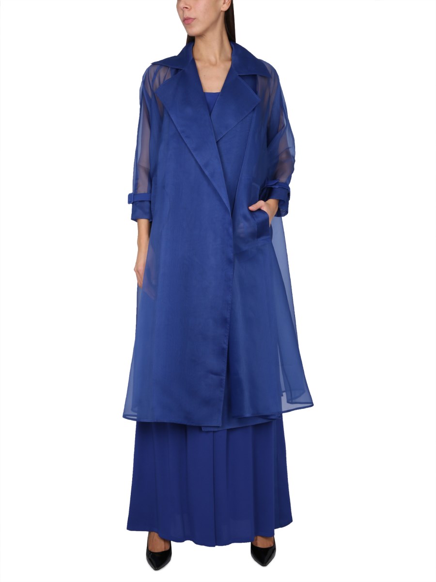 Silk organza hotsell duster coat