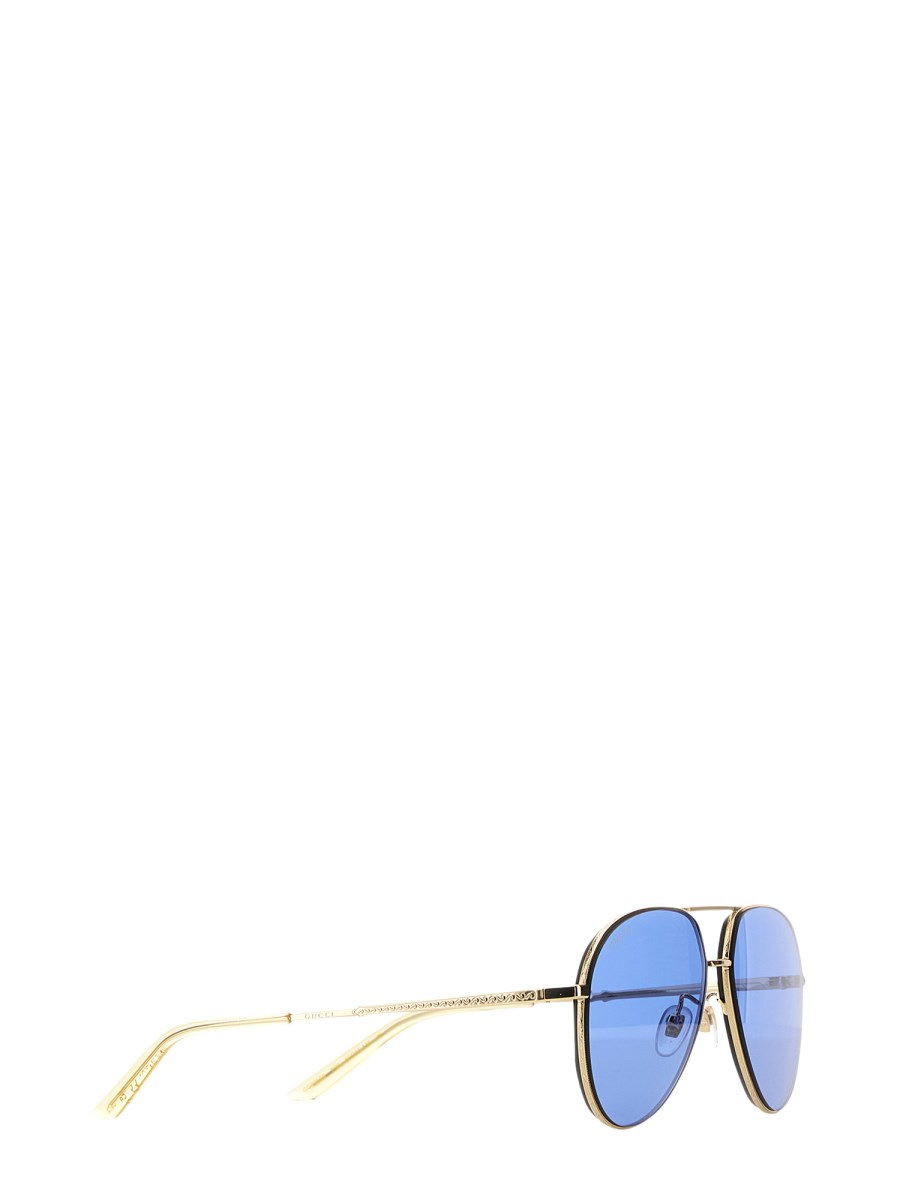 Gucci aviator clearance metal sunglasses