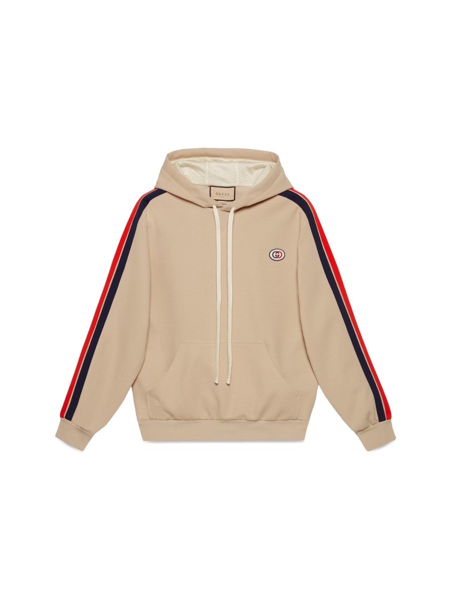 Gucci technical jersey hoodie best sale