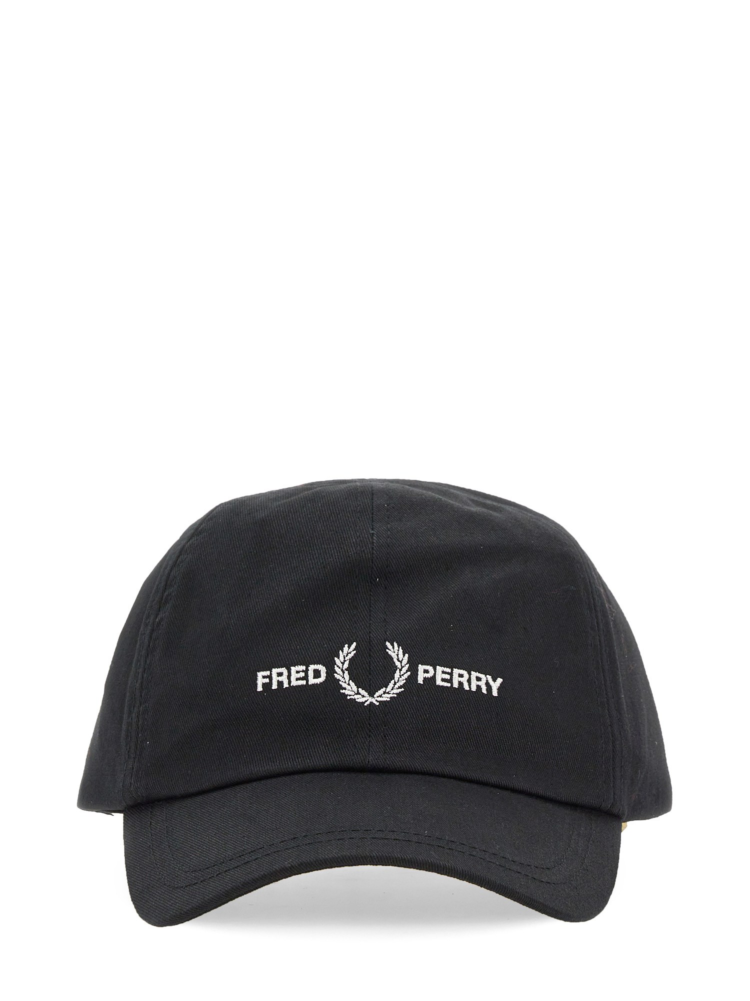 Fred Perry Graphic Branding Twill Cap Black