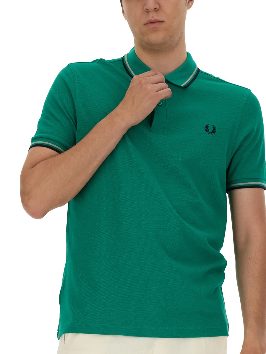 Fred Perry Logo-Embroidered Cotton-Piqué Polo Shirt, S