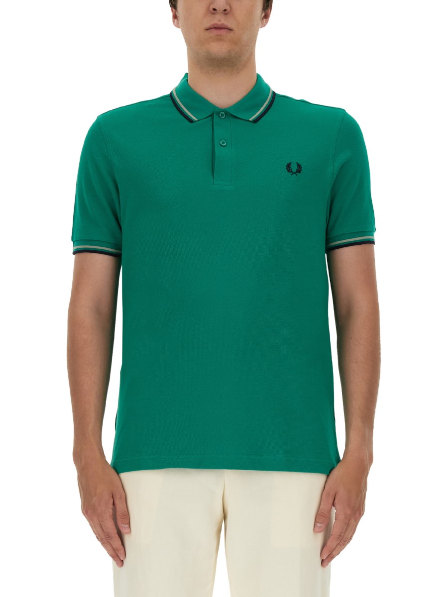 Fred Perry Logo-Embroidered Cotton-Piqué Polo Shirt, S