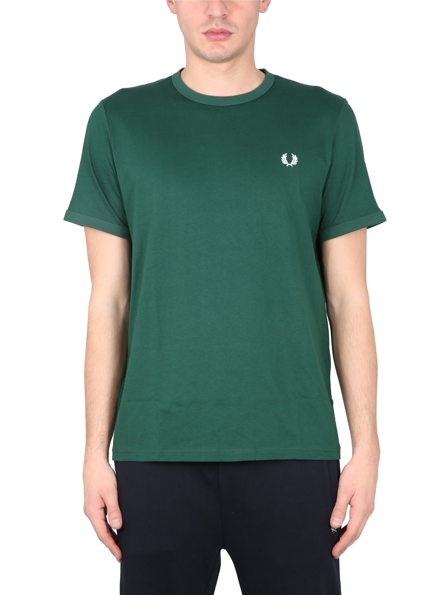 fred perry crewneck t-shirt