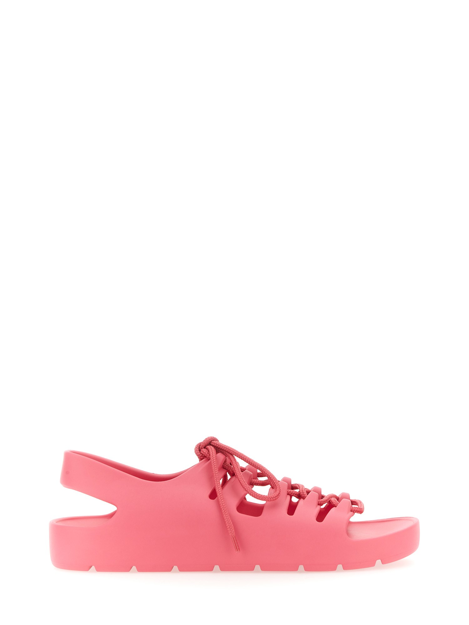 Bottega Veneta Jelly Sandal. In Pink