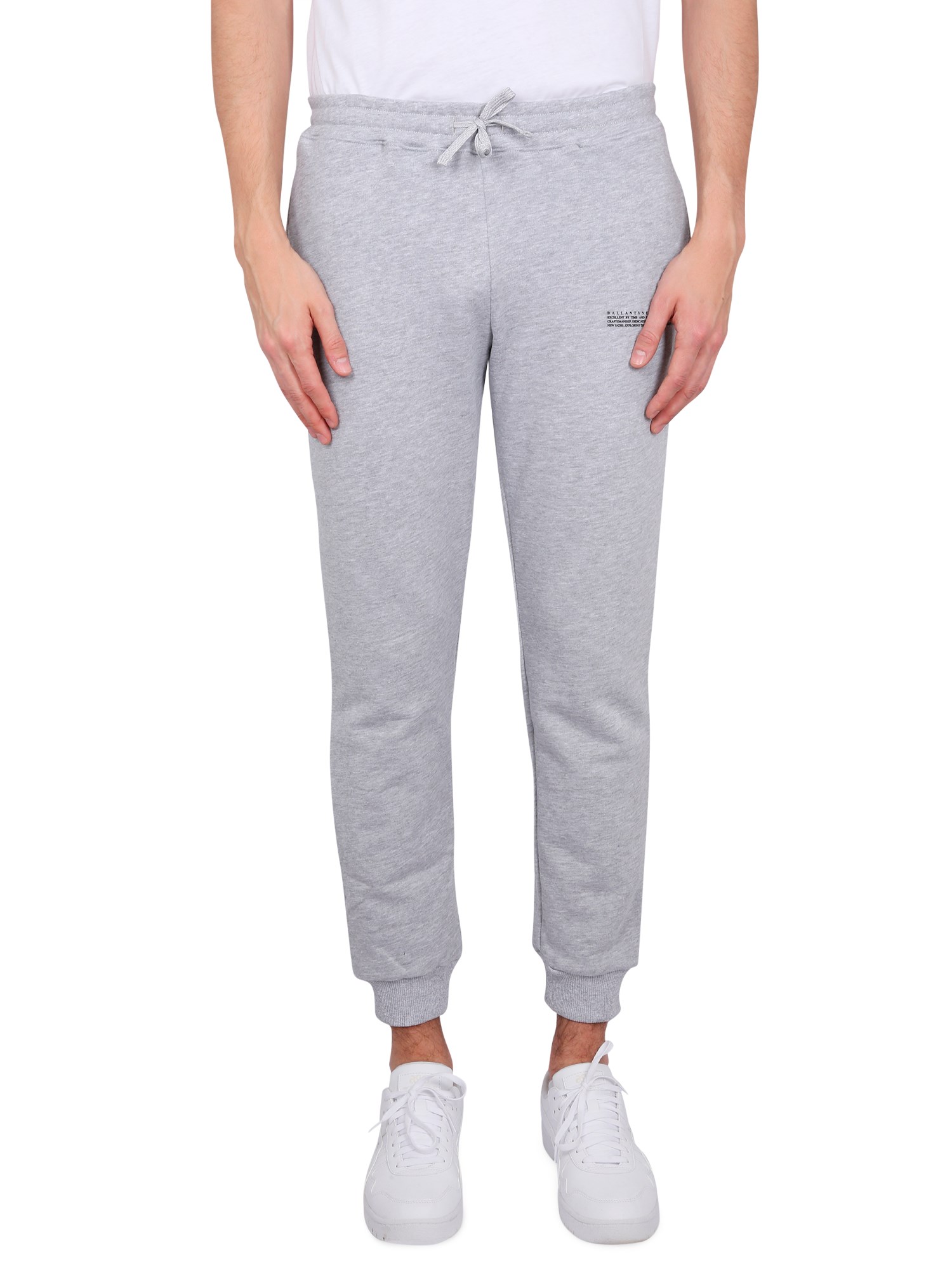 Shop Ballantyne Jogging Pants In Grey