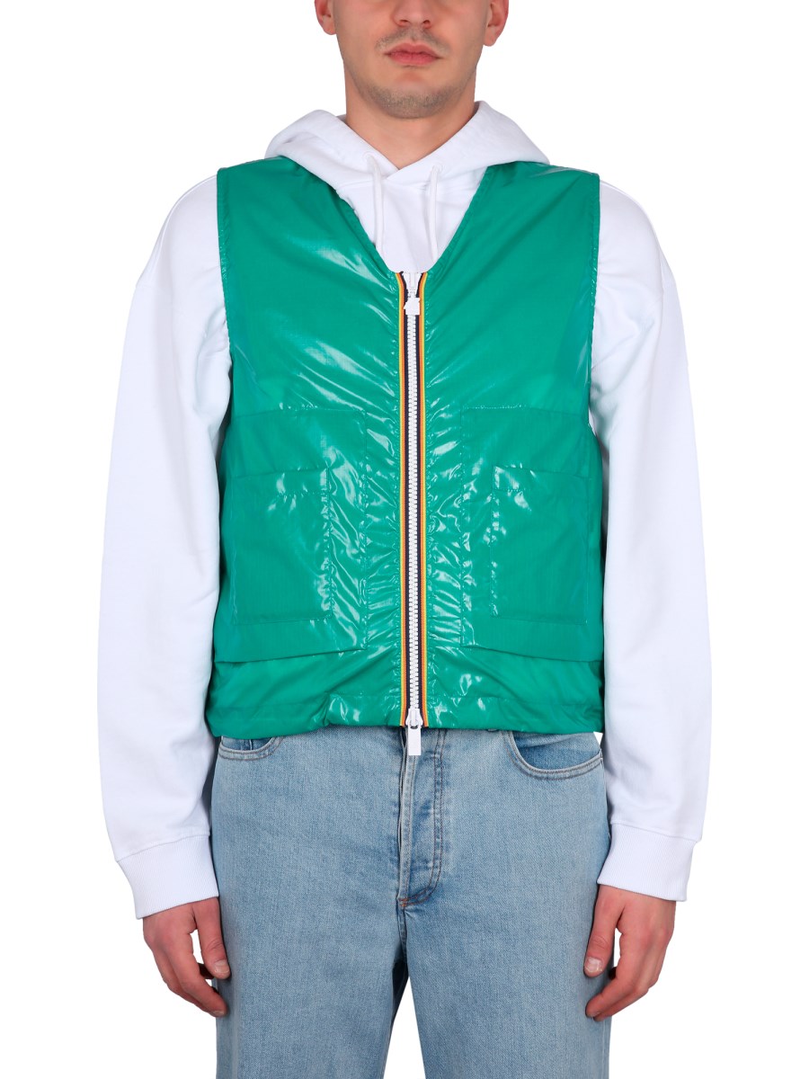 K-WAY GILET BARNEL IN NYLON