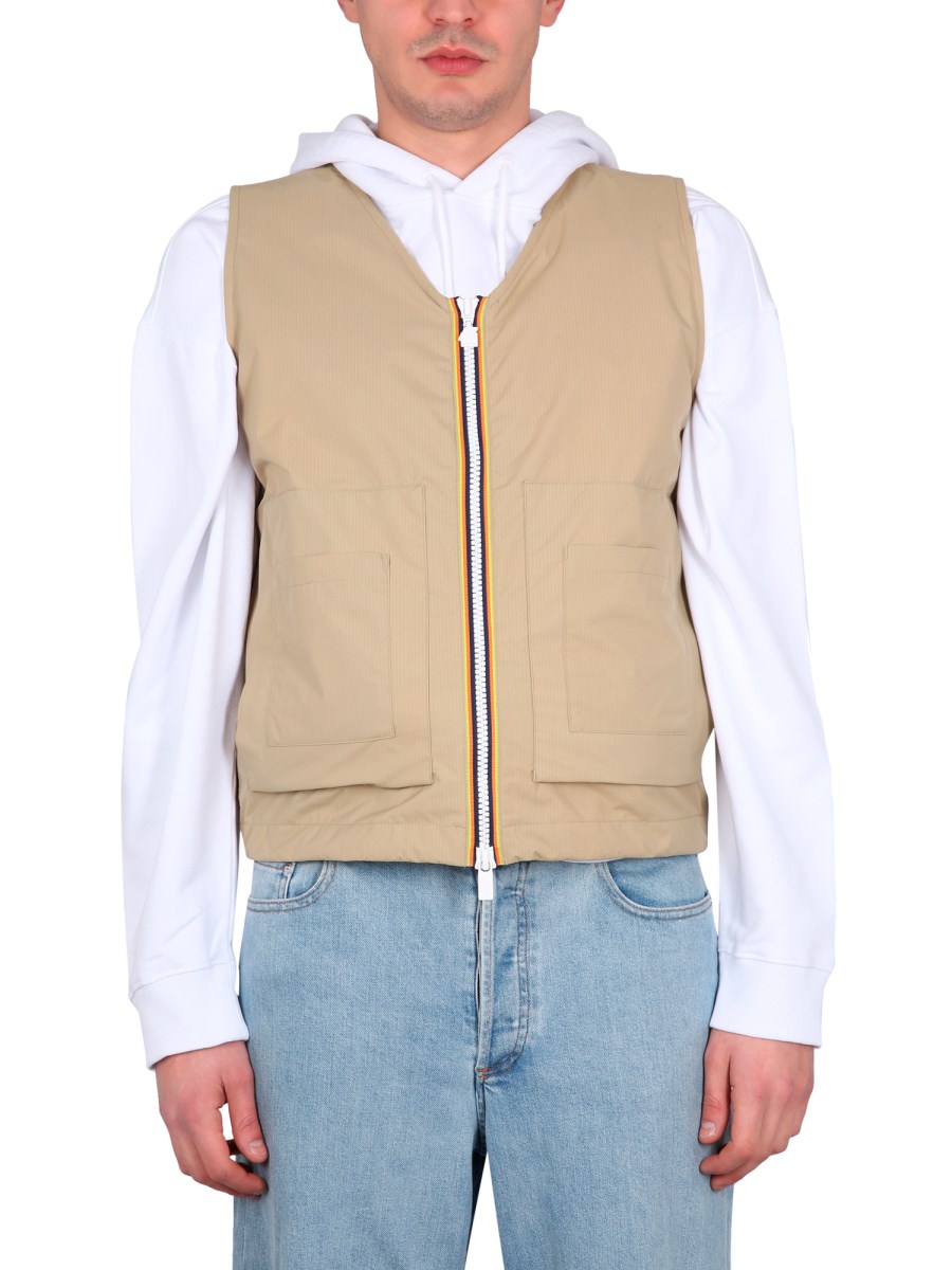 K-WAY GILET BARNEL IN NYLON