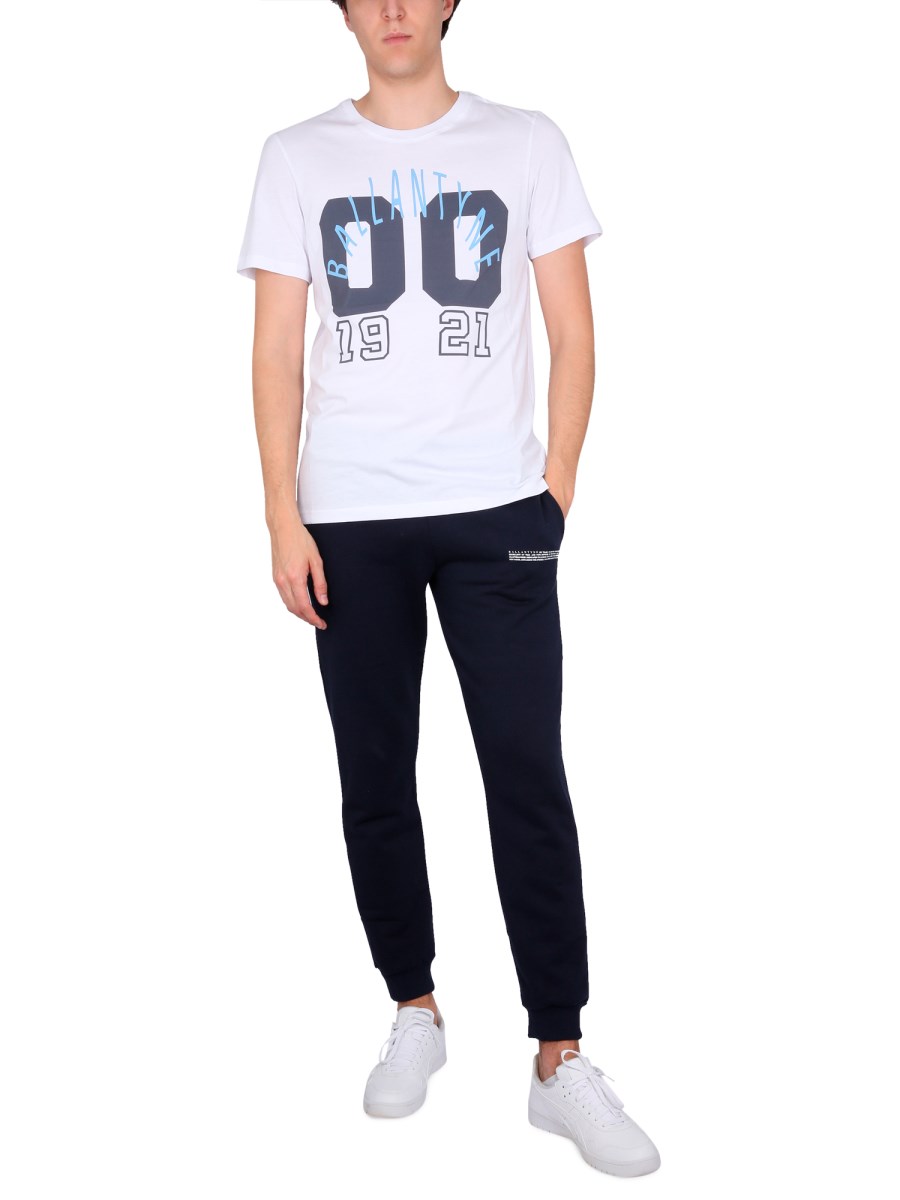 T-SHIRT IN JERSEY DI COTONE CON STAMPA LOGO