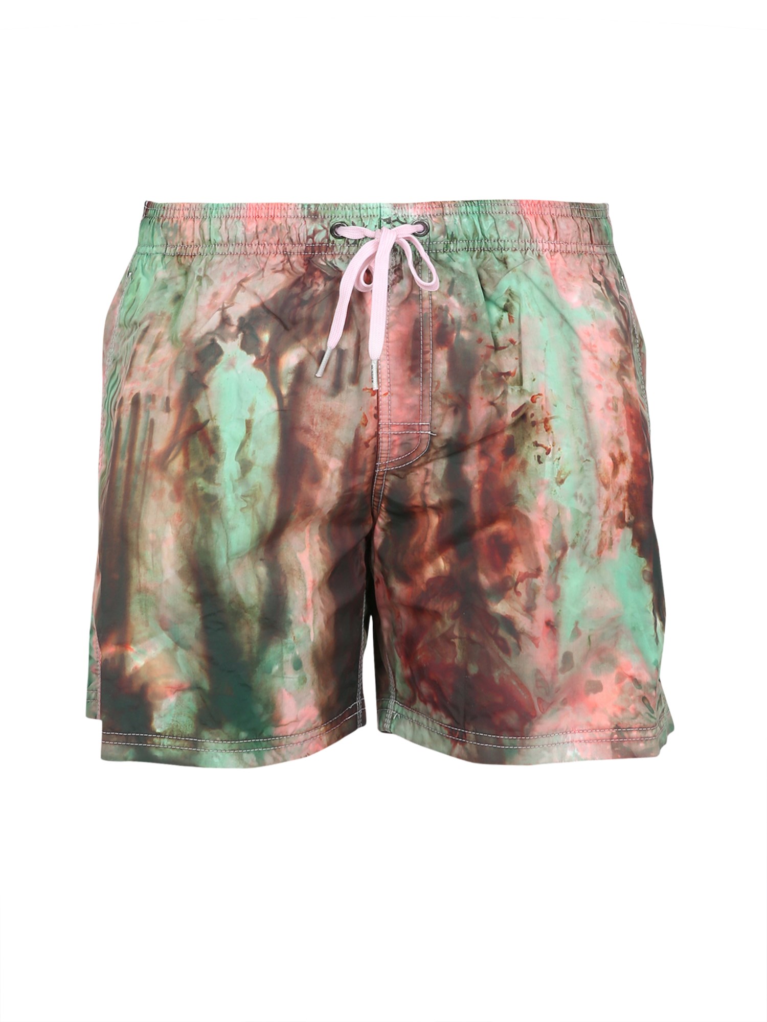Sundek Abstract Pattern Swimsuit In Multicolour