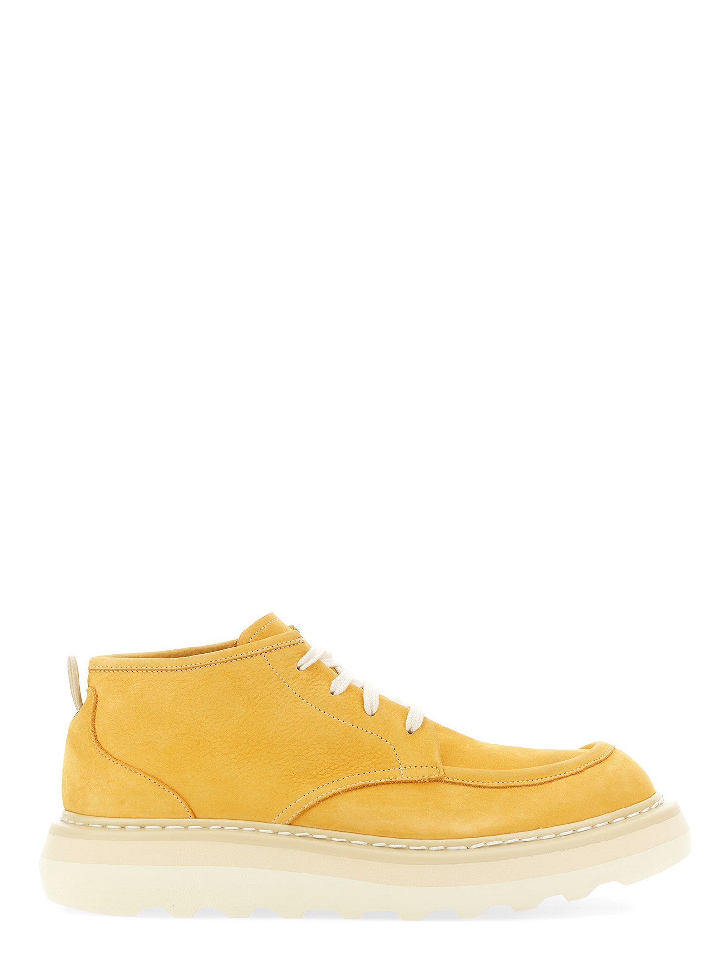 Shop Premiata Lace-up Boot In Yellow
