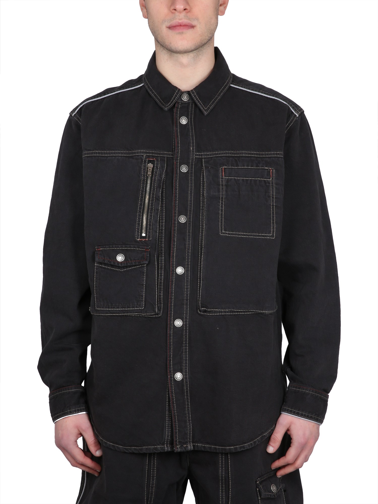 Marant Denim Jacket In Black