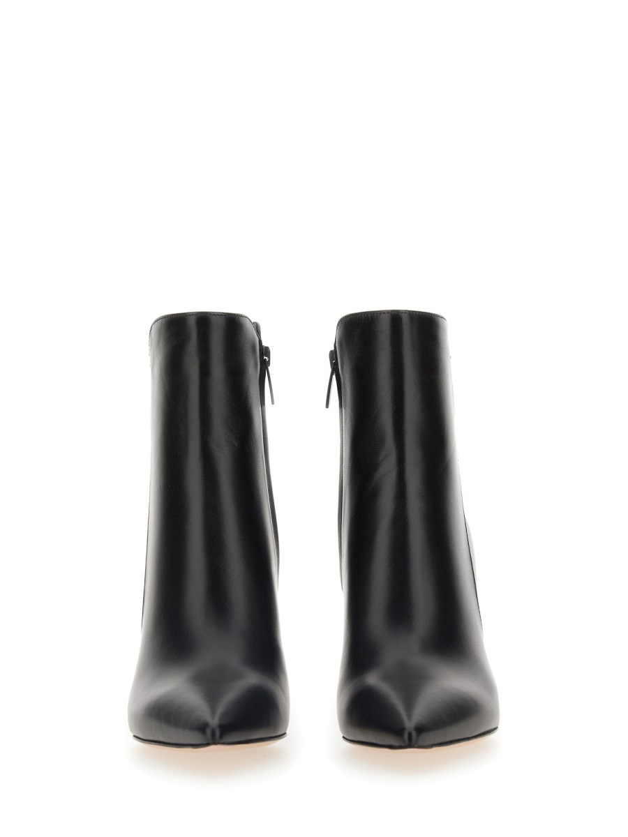 GIANVITO ROSSI LEVY 85 LEATHER ANKLE BOOT Eleonora Bonucci