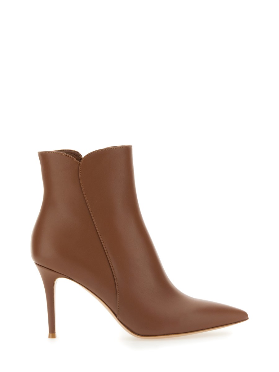 GIANVITO ROSSI STIVALETTO LEVY 85 IN PELLE