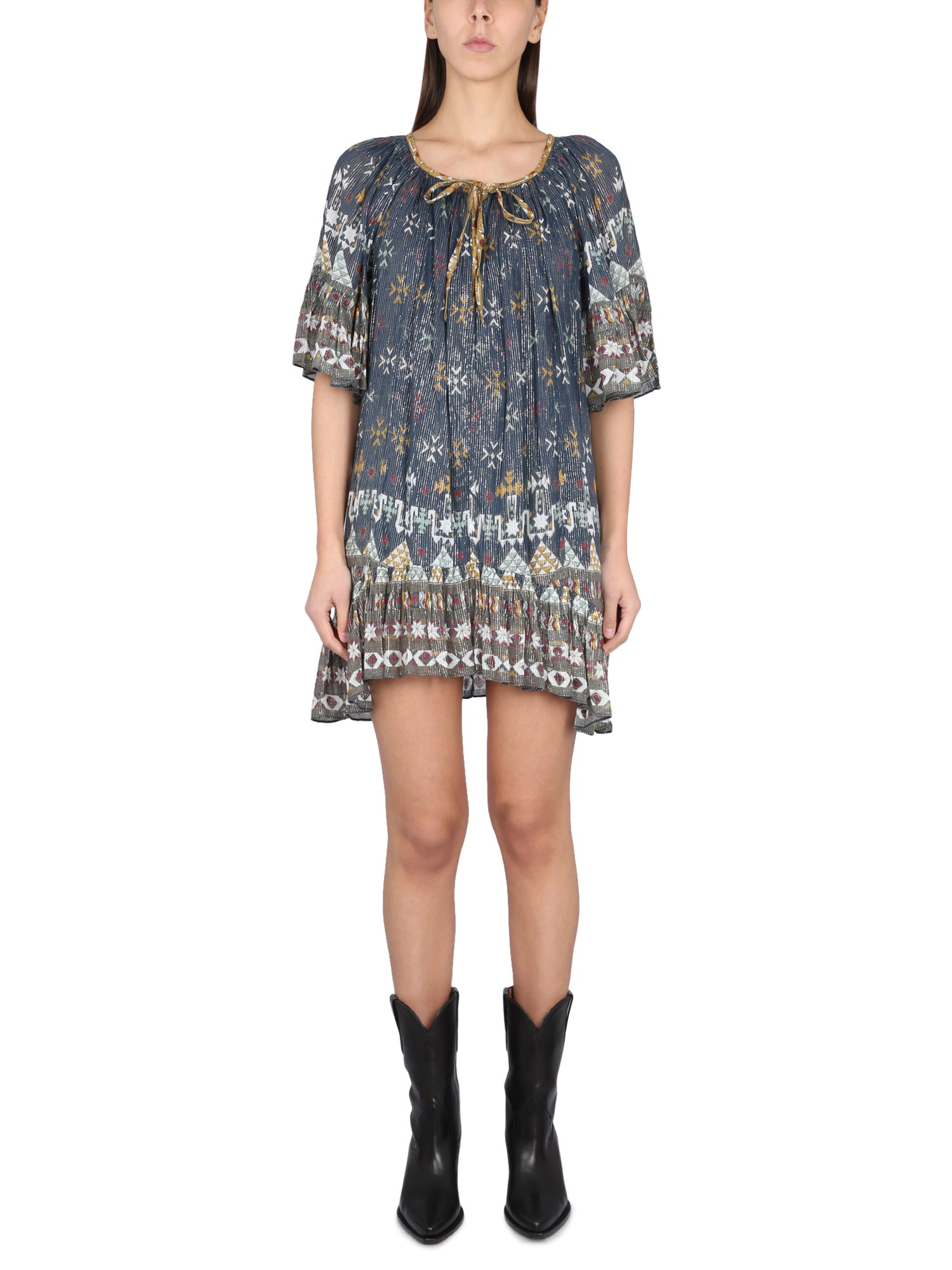 Isabel Marant Étoile Loane Dress In Multicolour