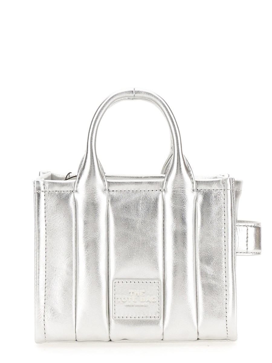 MARC JACOBS METALLIC LEATHER MINI TOTE BAG Eleonora Bonucci