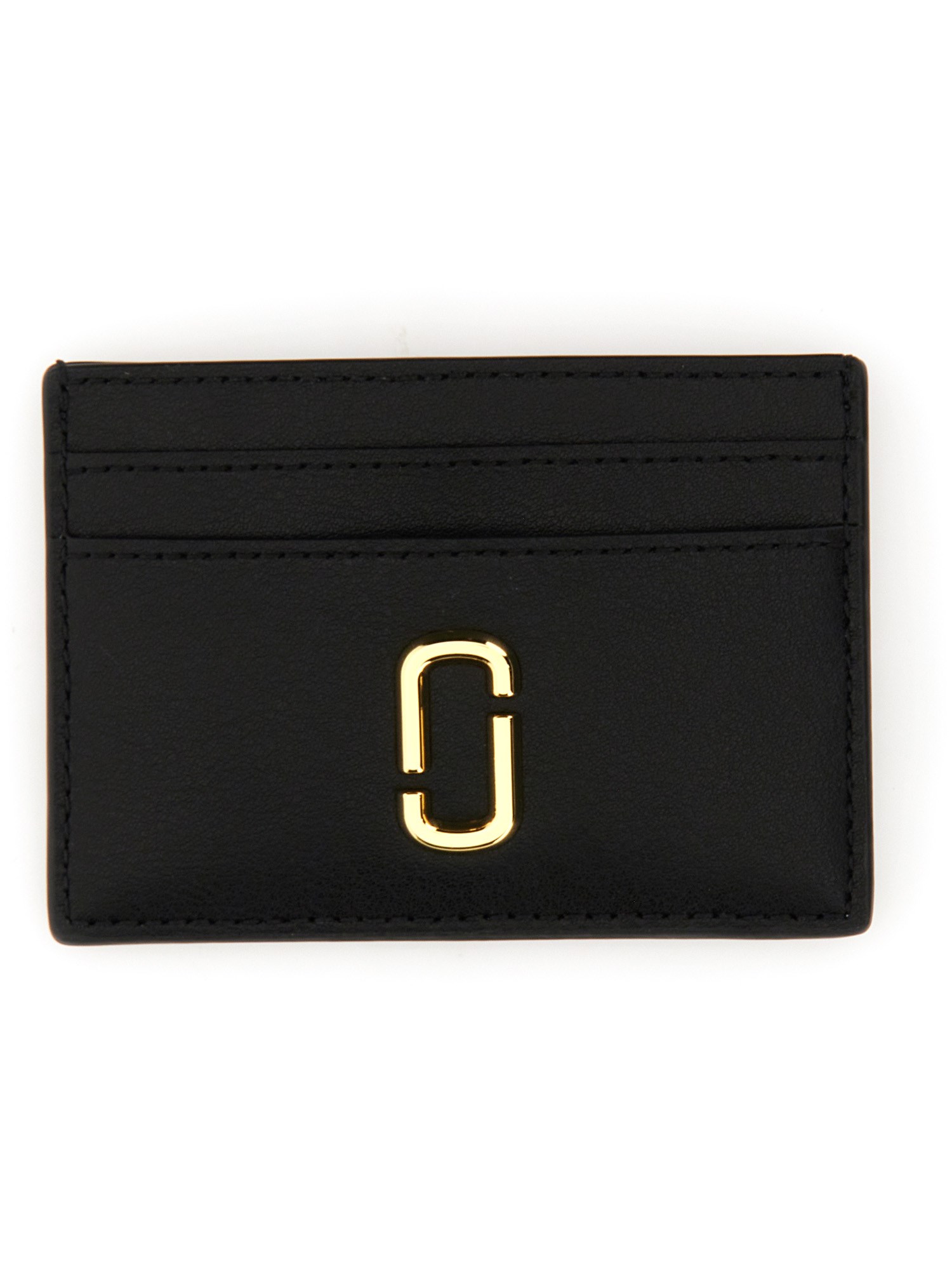 Marc Jacobs Card Holder With Logo In Black