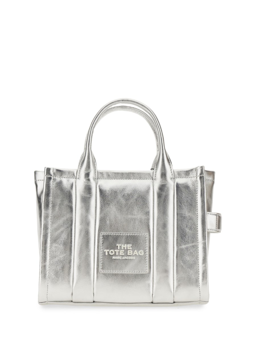 Marc jacobs clearance silver tote bag