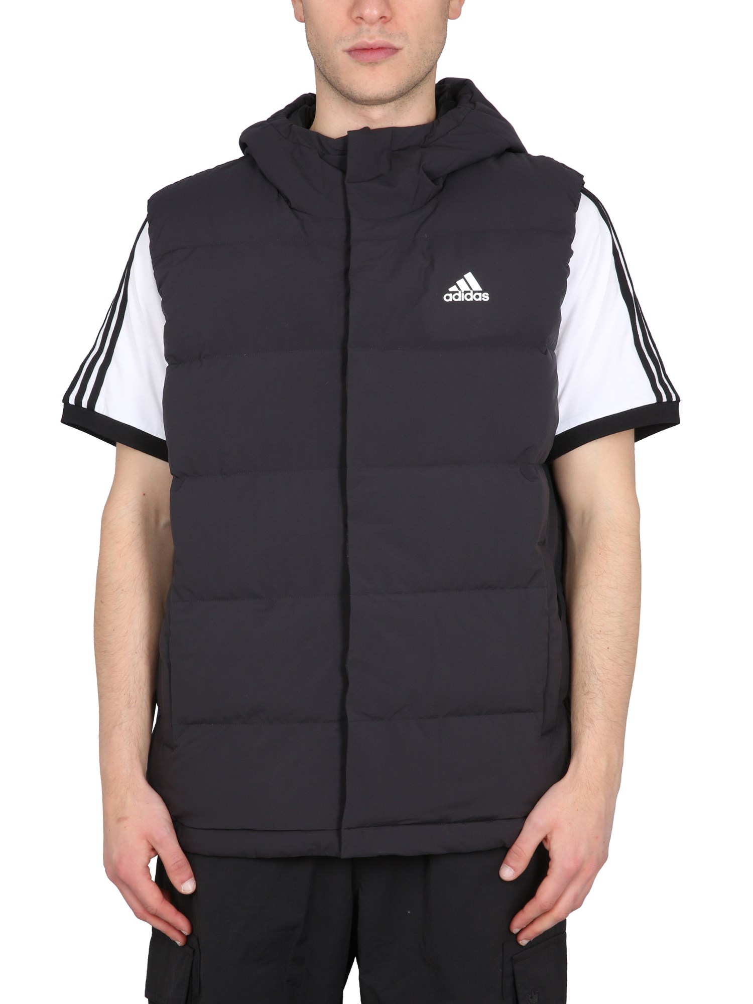 Shop Adidas Originals Helionic Vest. In Black