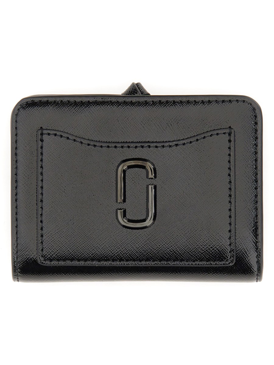 Marc Jacobs, Bags, Marc Jacobs Snapshot Mini Compact Wallet Blackmulti