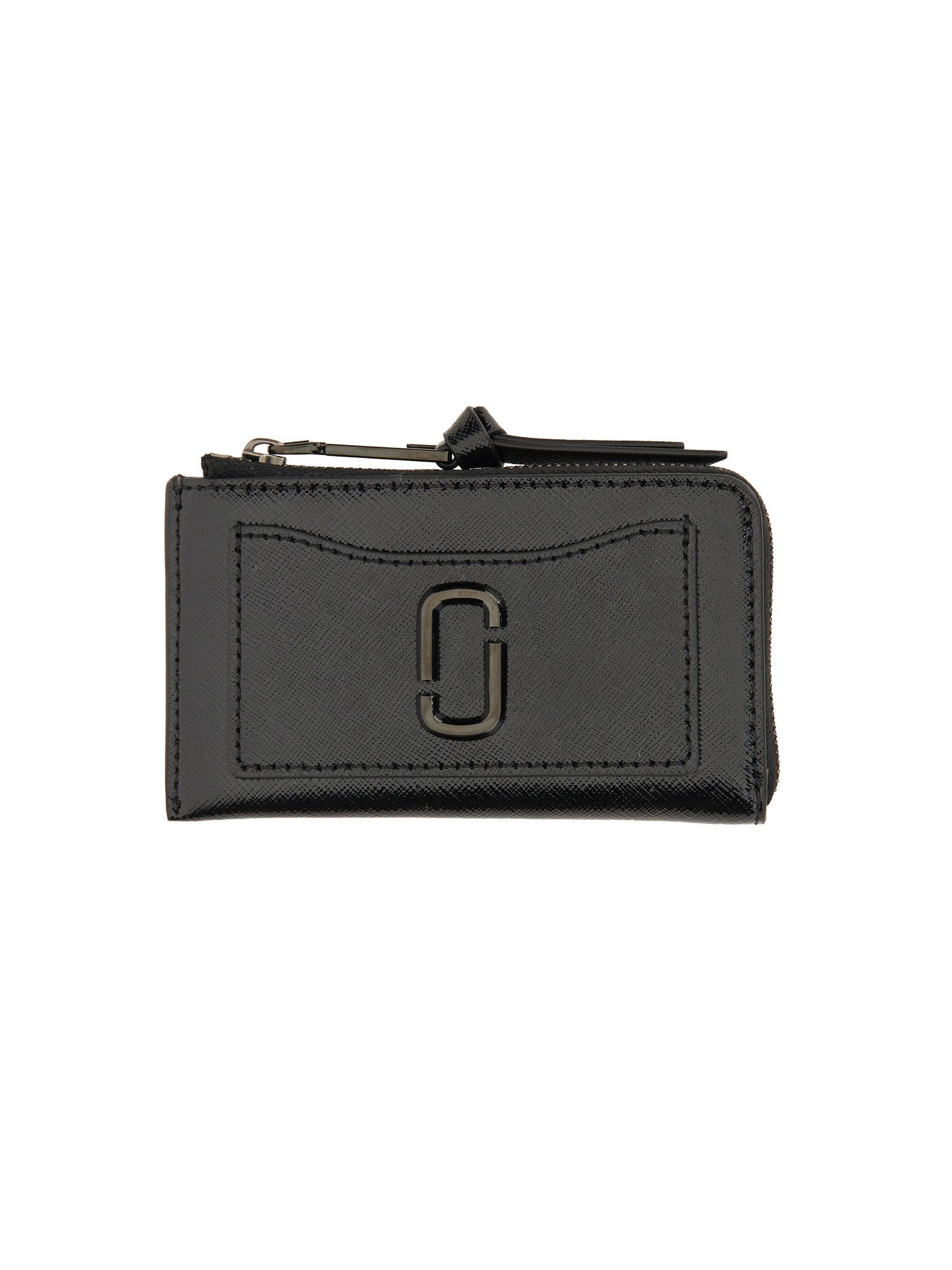 Marc Jacobs] SNAPSHOT DTM TOP ZIP MULTI WALLET Black