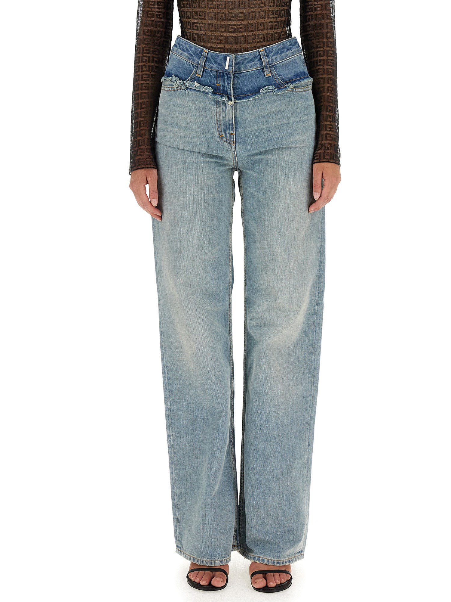 Givenchy Oversize Jeans In Blue