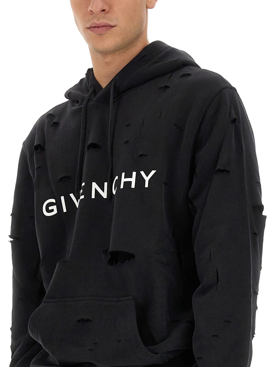 Givenchy Men's Large Logo Basic Felpa Jogger Pants