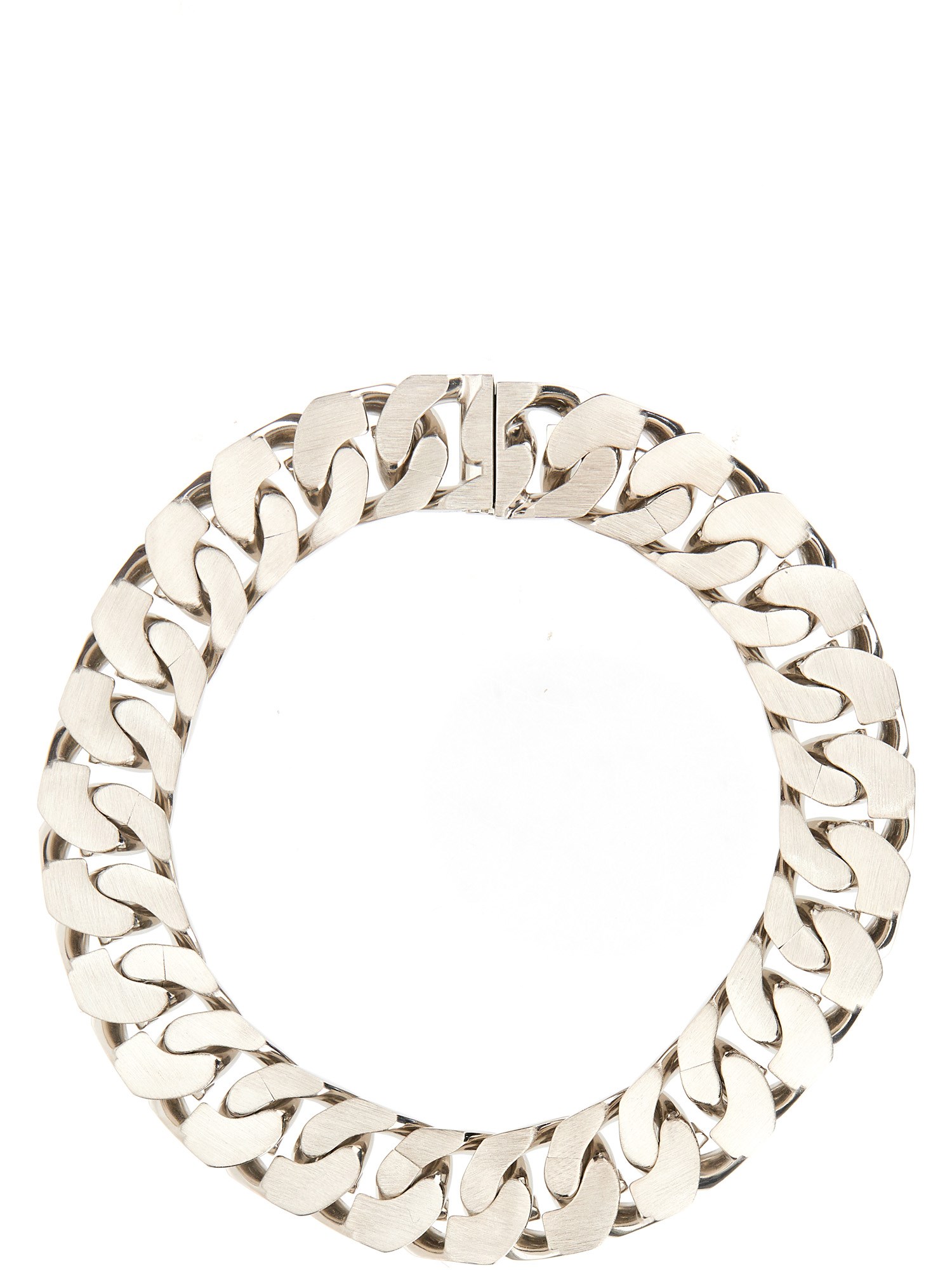 Givenchy Medium Chain Necklace With Invisible Sliding Clasp In Silver