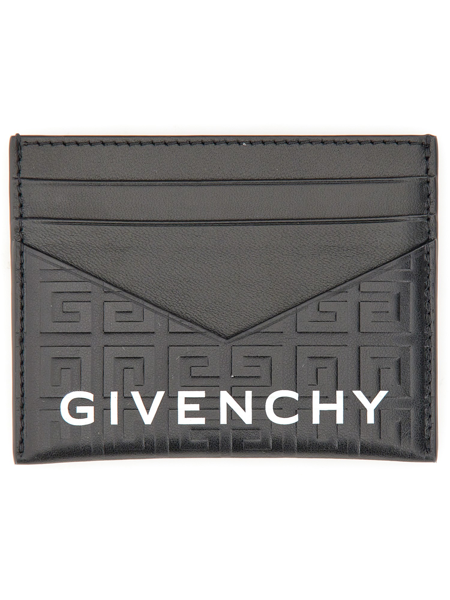 Givenchy G Cut Card Holder In Black