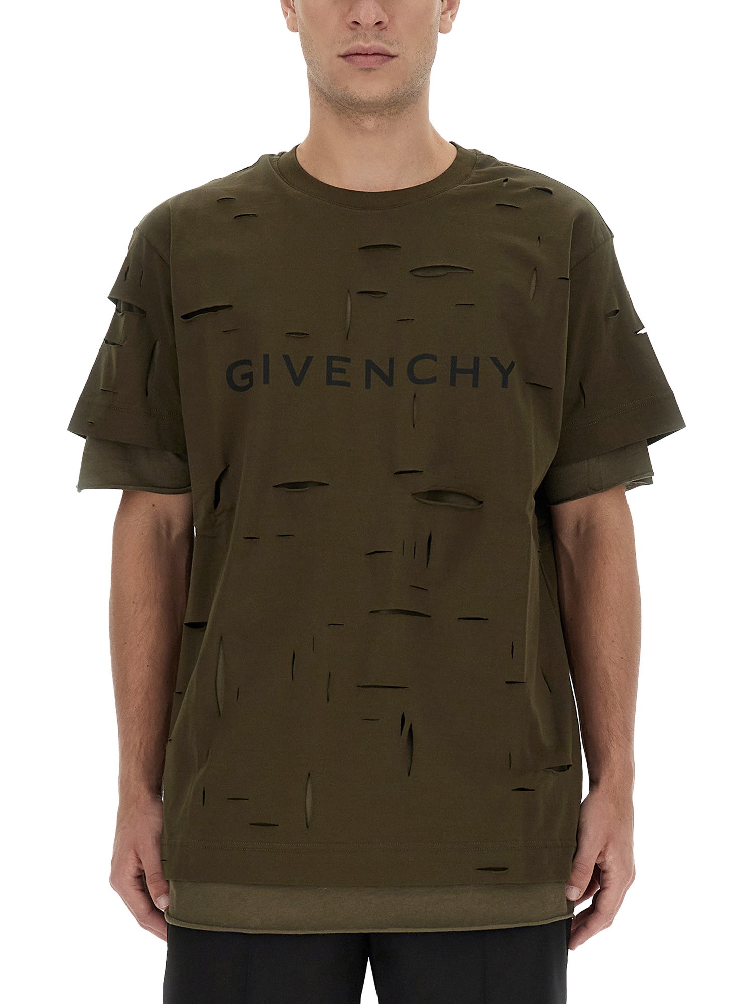 Givenchy torn t clearance shirt