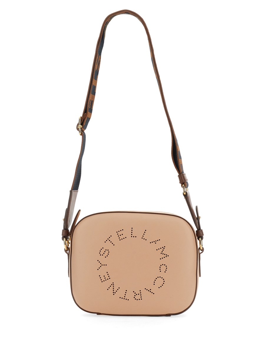 STELLA McCARTNEY CAMERA BAG MINI IN ALTER NAPPA CON LOGO