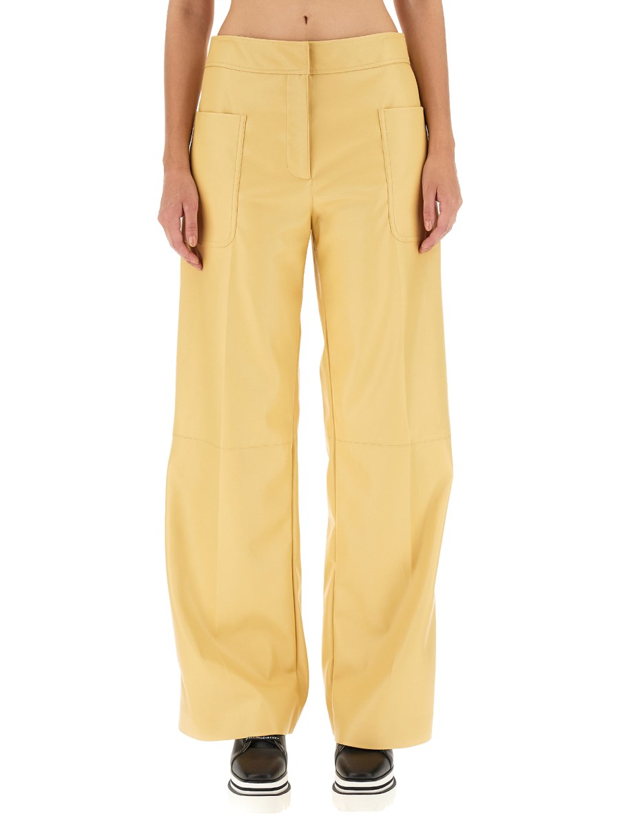 STELLA McCARTNEY PANTALONE A GAMBA LARGA IN ALTER MAT