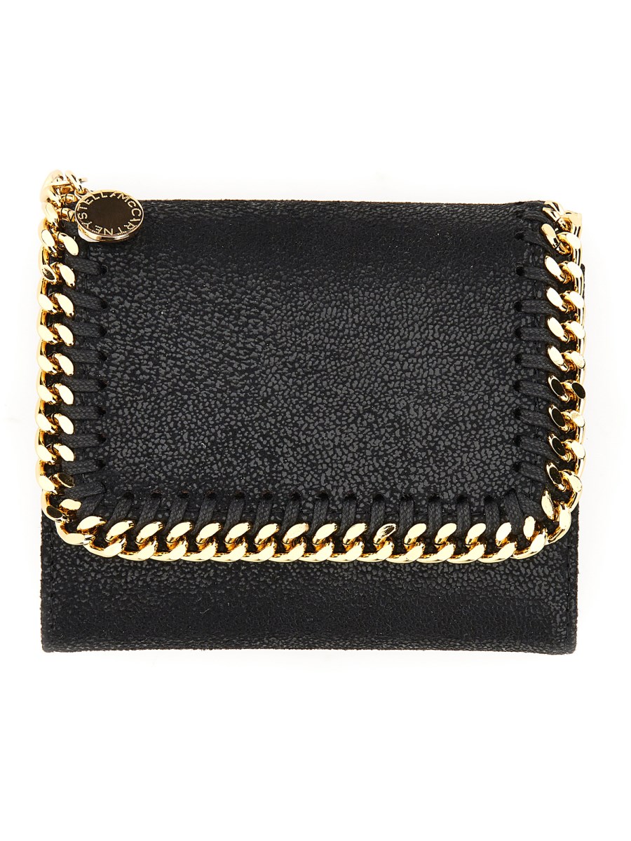 STELLA McCARTNEY PORTAFOGLIO FALABELLA SMALL IN SHAGGY DEER