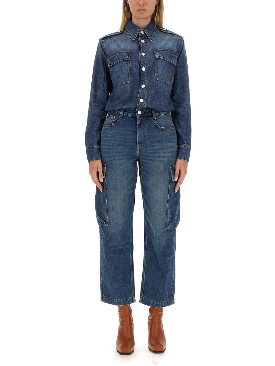 stella mccartney denim jumper