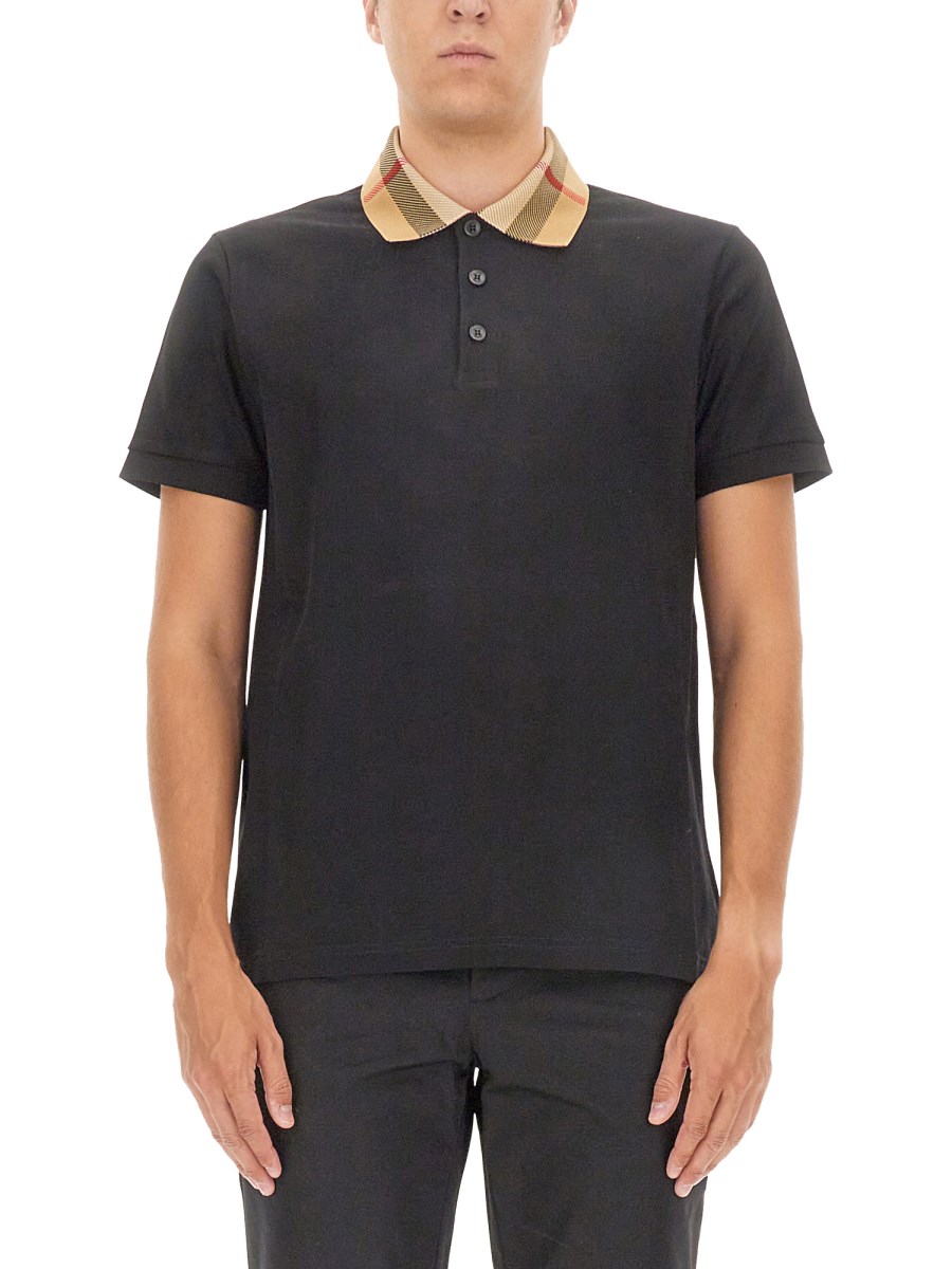 Burberry best sale collar polo