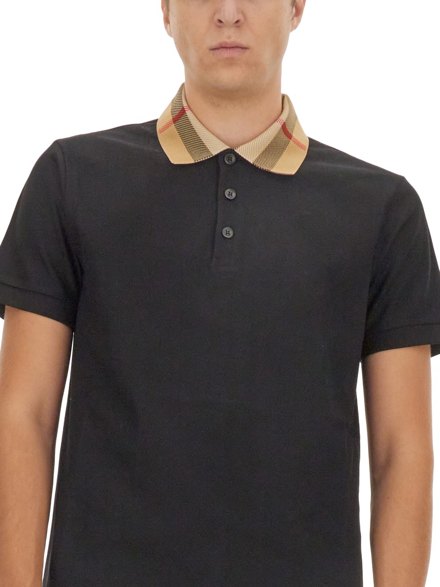 Burberry polo outlet with collar