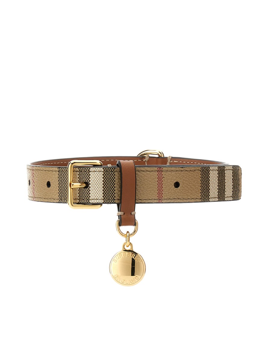 Burberry style cheap dog collar