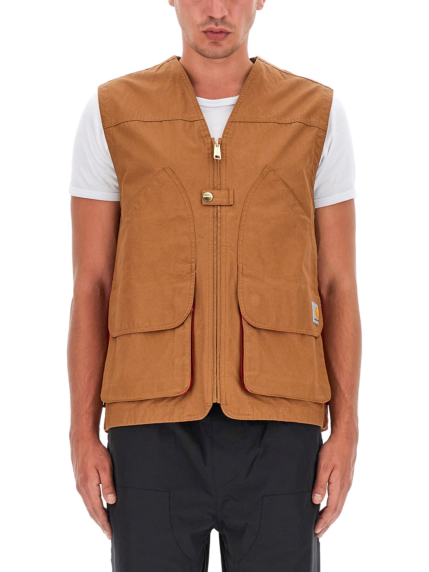 carhartt wip vests with logo