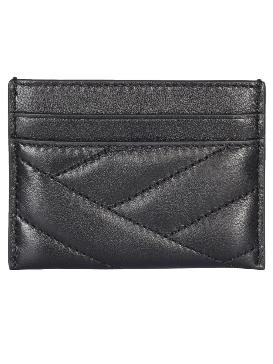 TORY BURCH - KIRA CHEVRON QUILTED LEATHER CARD HOLDER - Eleonora Bonucci