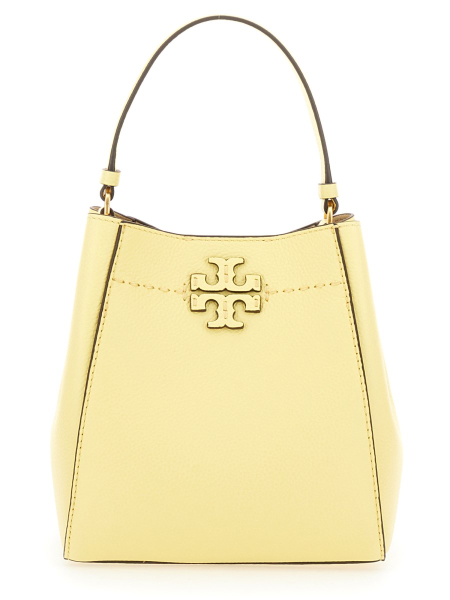 Tory Burch- Kira Small Leather Shoulder Bag- Woman- Uni - Beige