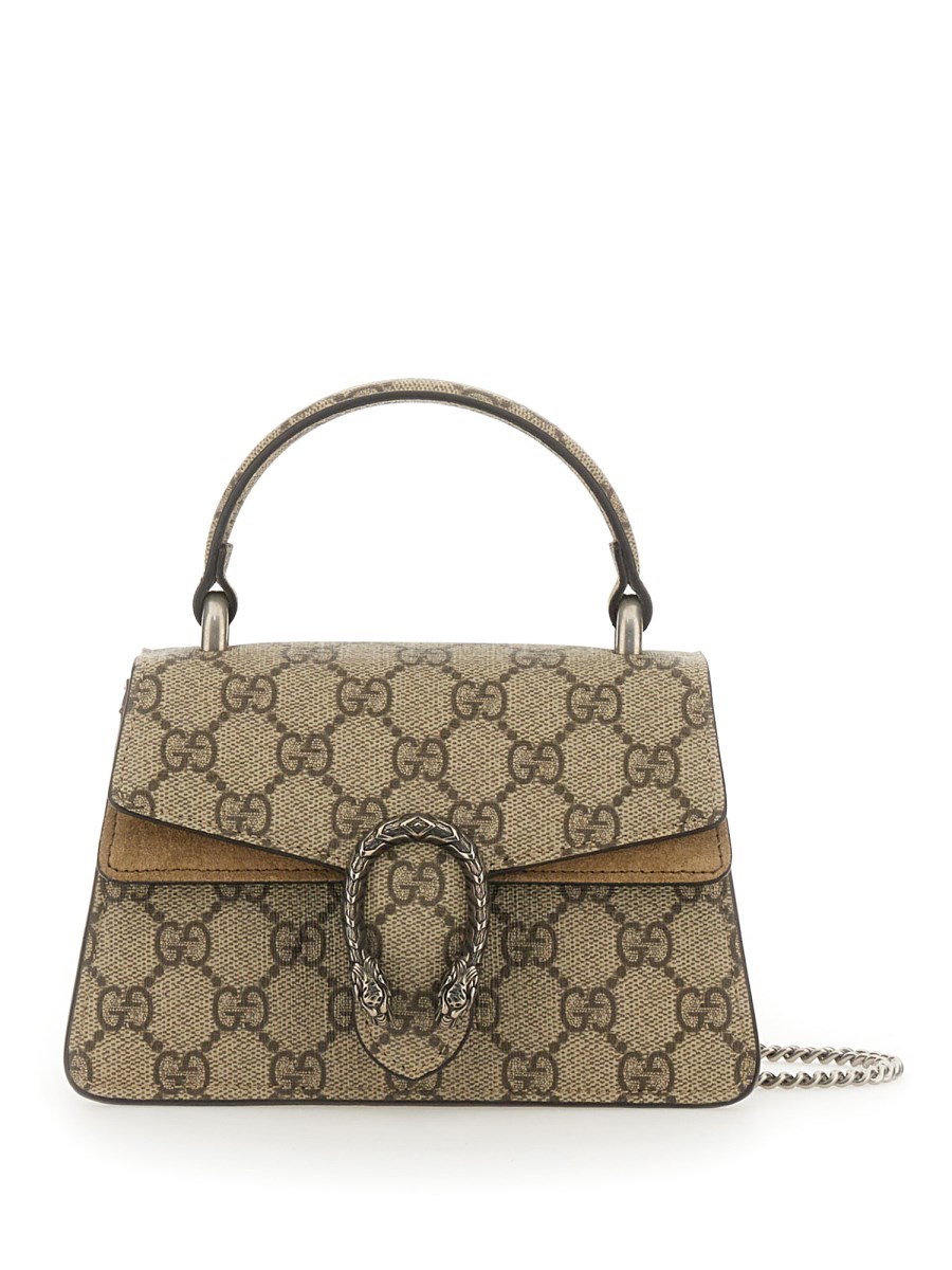 GUCCI MINI DIONYSUS FABRIC HANDBAG GG SUPREME Eleonora Bonucci