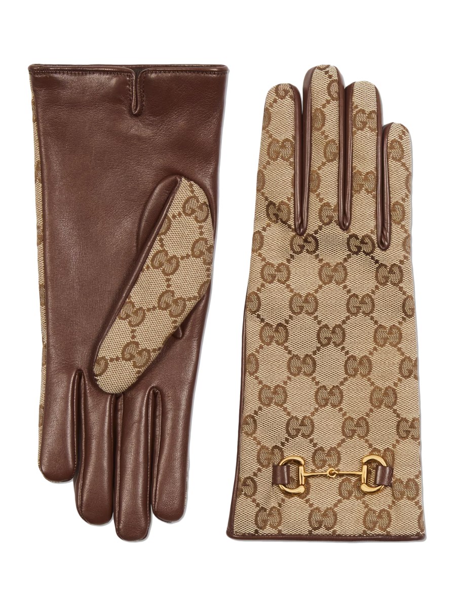 GUCCI - GG FABRIC GLOVES WITH CLAMP - Eleonora Bonucci