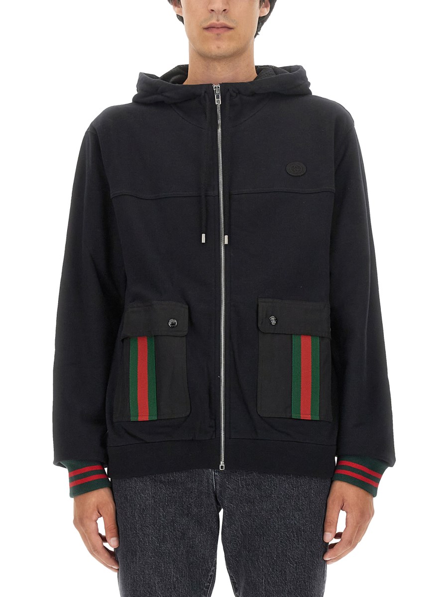 Gucci jacket with hood hotsell