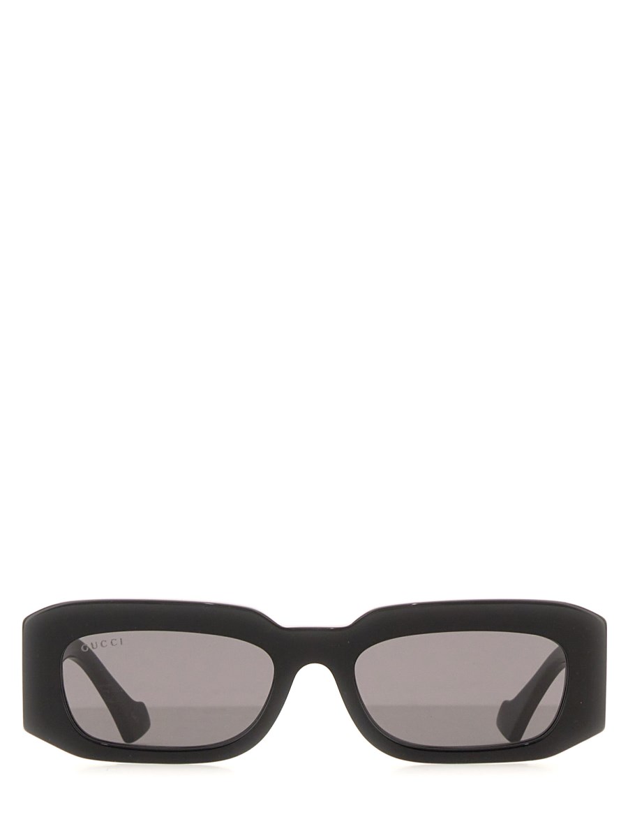 Gucci rectangular hotsell acetate sunglasses