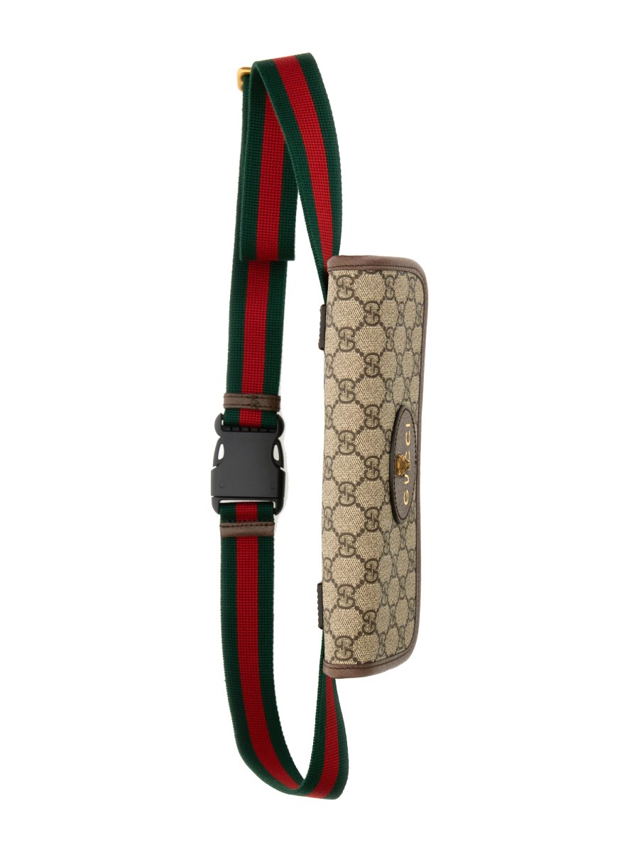 Gucci Neo Vintage GG Monogram Canvas Belt Bag Beige