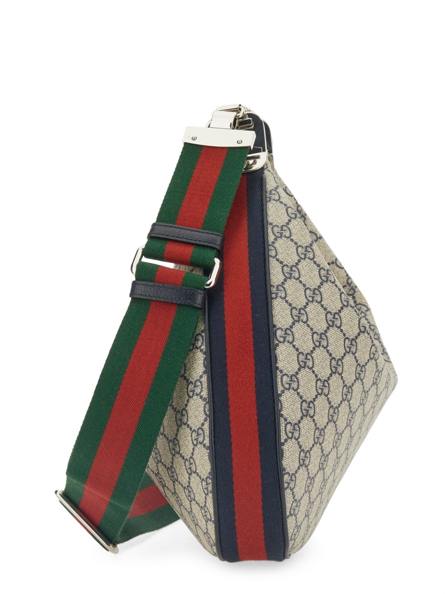 Gucci Attache small shoulder bag in Black GG Canvas