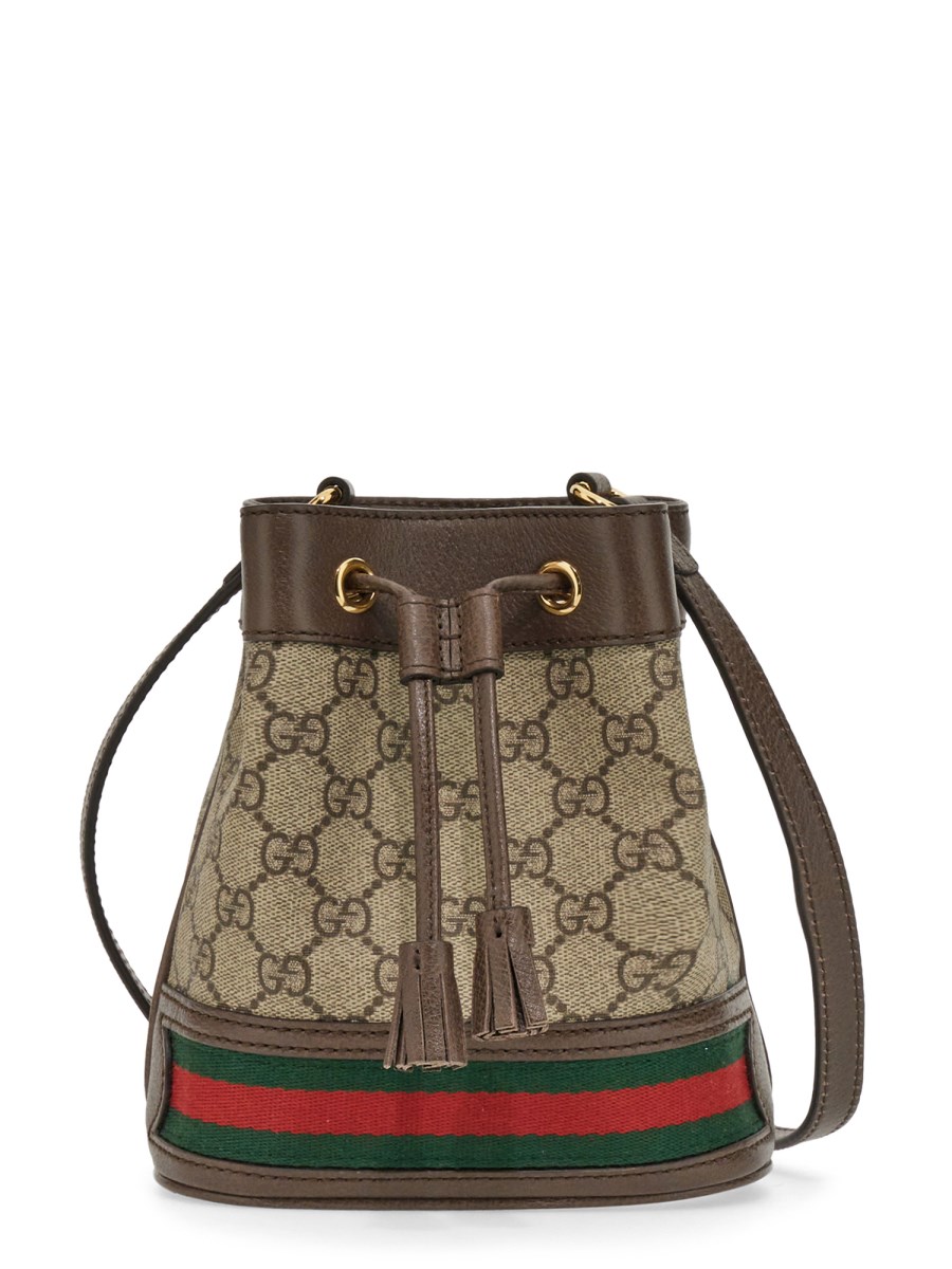 GUCCI MINI OPHIDIA BUCKET BAG IN GG Eleonora Bonucci