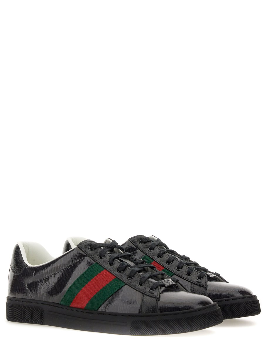 Gucci leather ace on sale sneakers